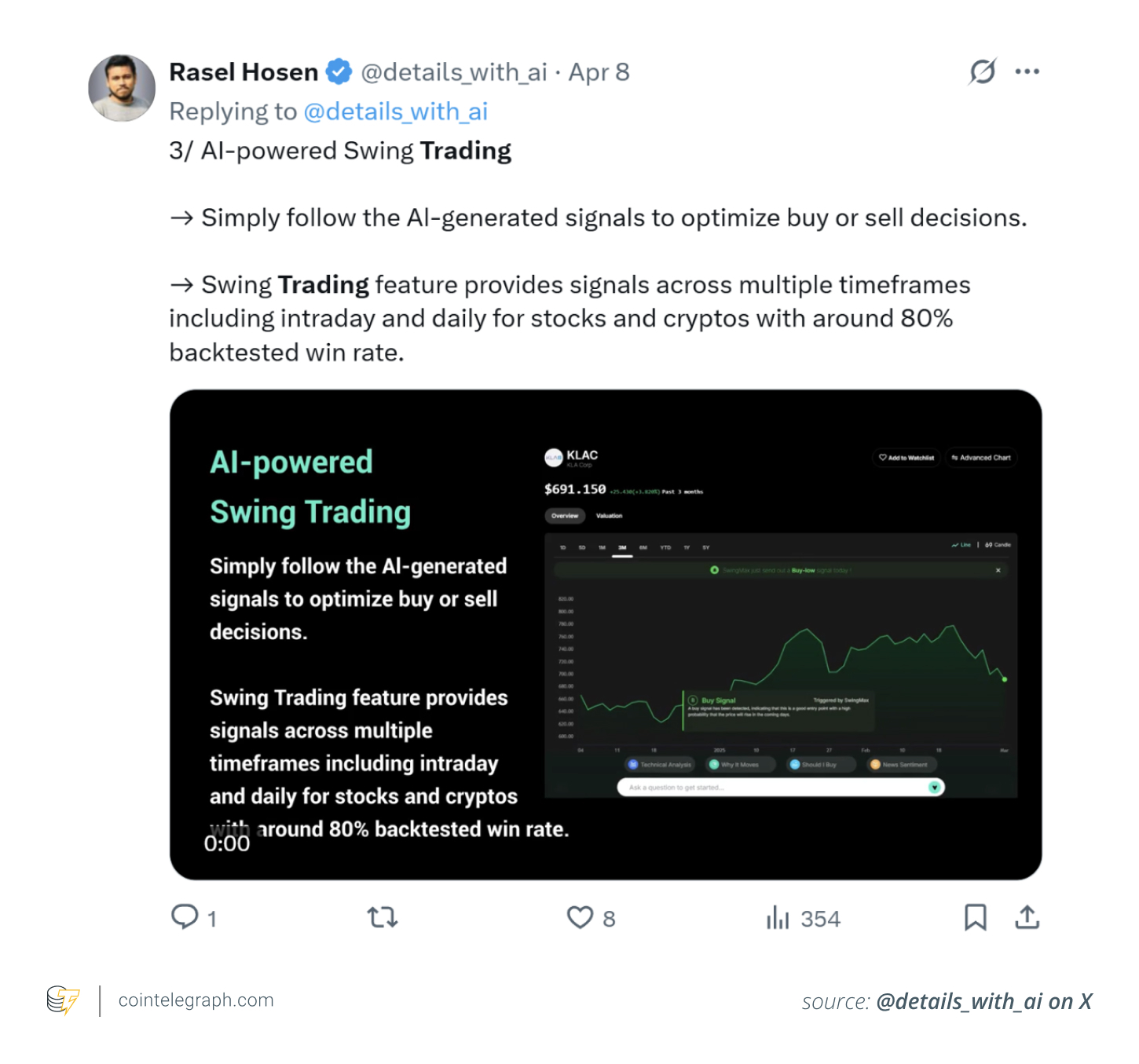 AI powered swing trading AI powered swing trading