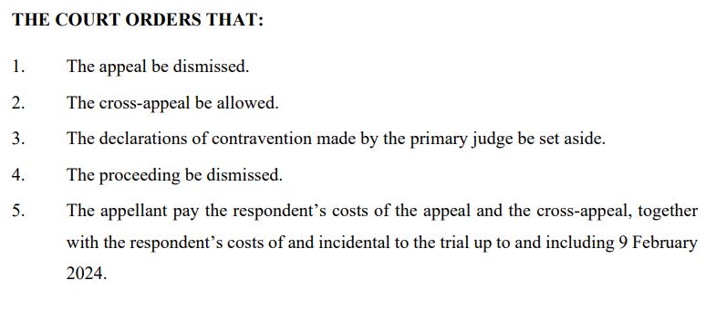 Law, Australia, ASIC, Court