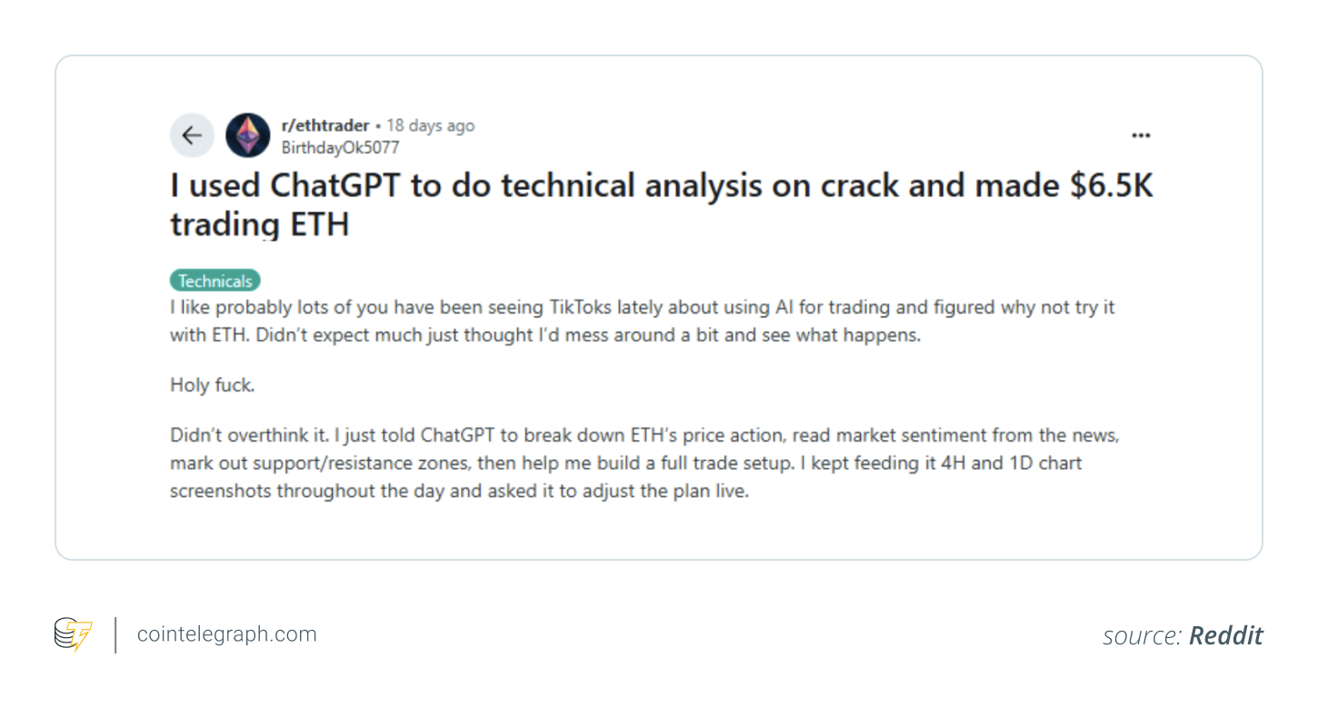 Reddit user made $6k+ using ChatGPT-based AI agent