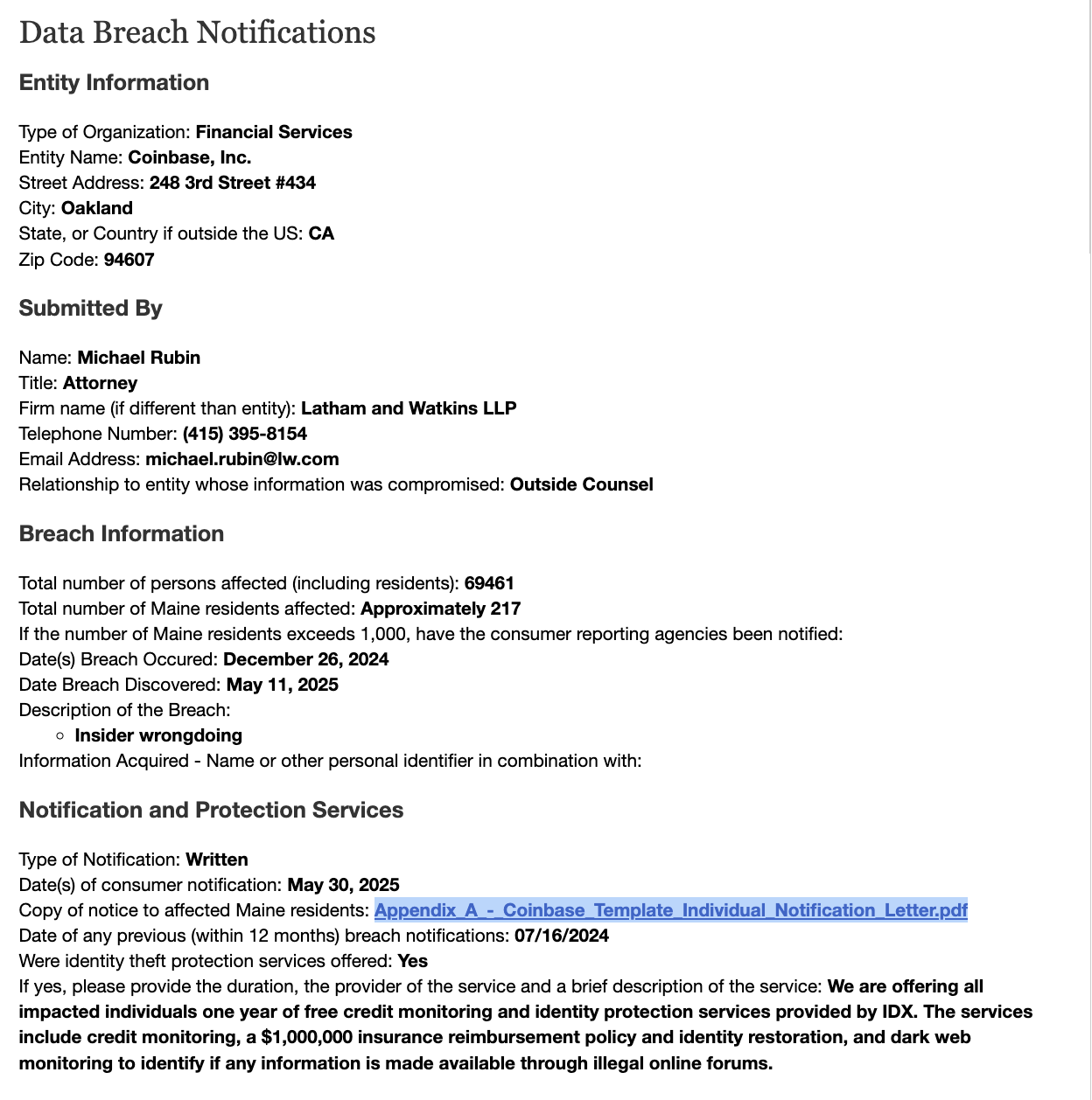 Coinbase, Cybersecurity, Scams