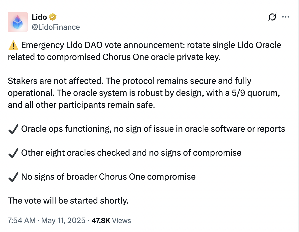 Cybersecurity, Hacks, Lido DAO