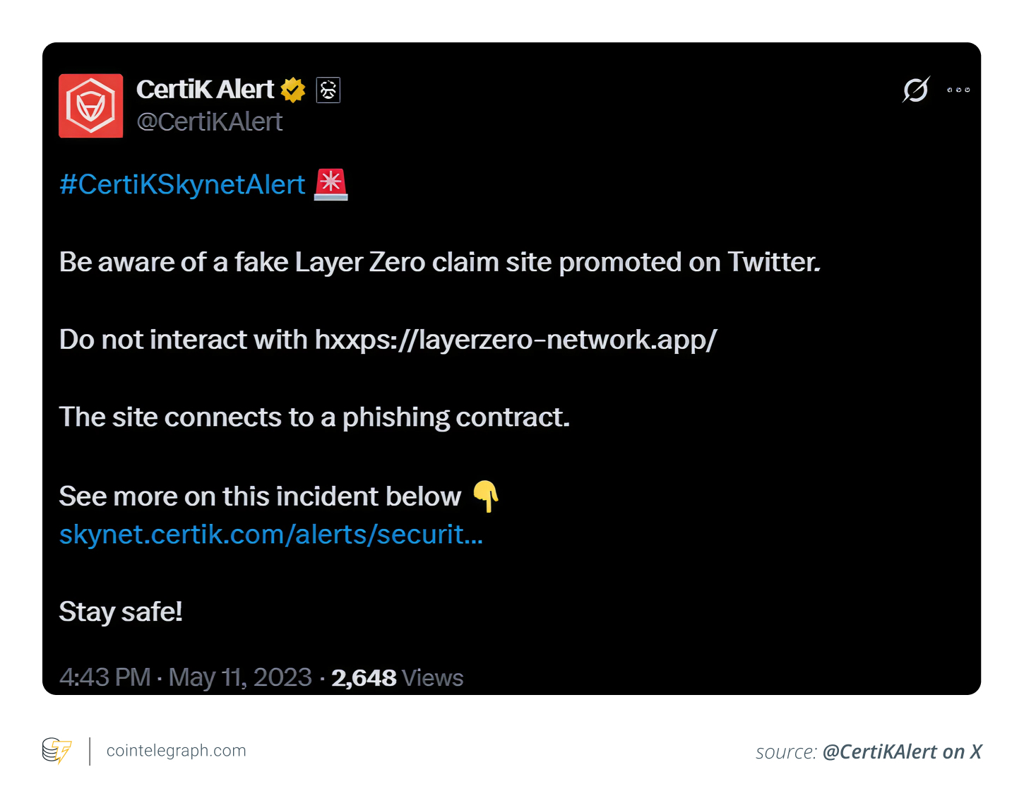 Certik Alert Certik Alert