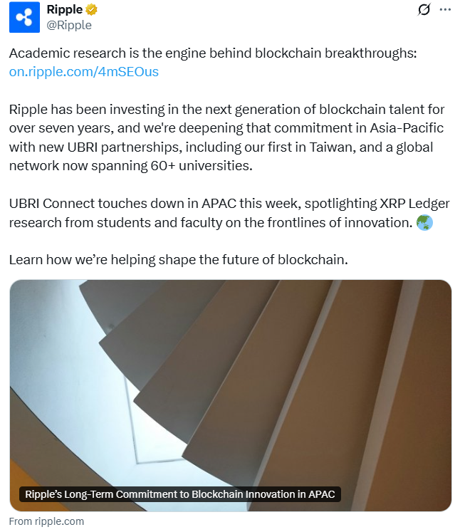 Donations, Ripple, RWA Tokenization