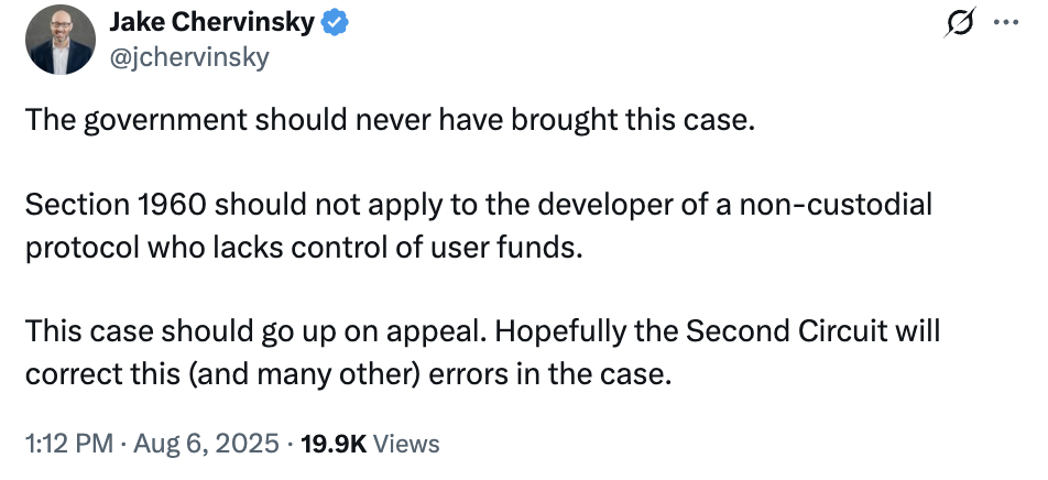 Law, Privacy, US Government, Court, Sanctions, Money Laundering, Tornado Cash